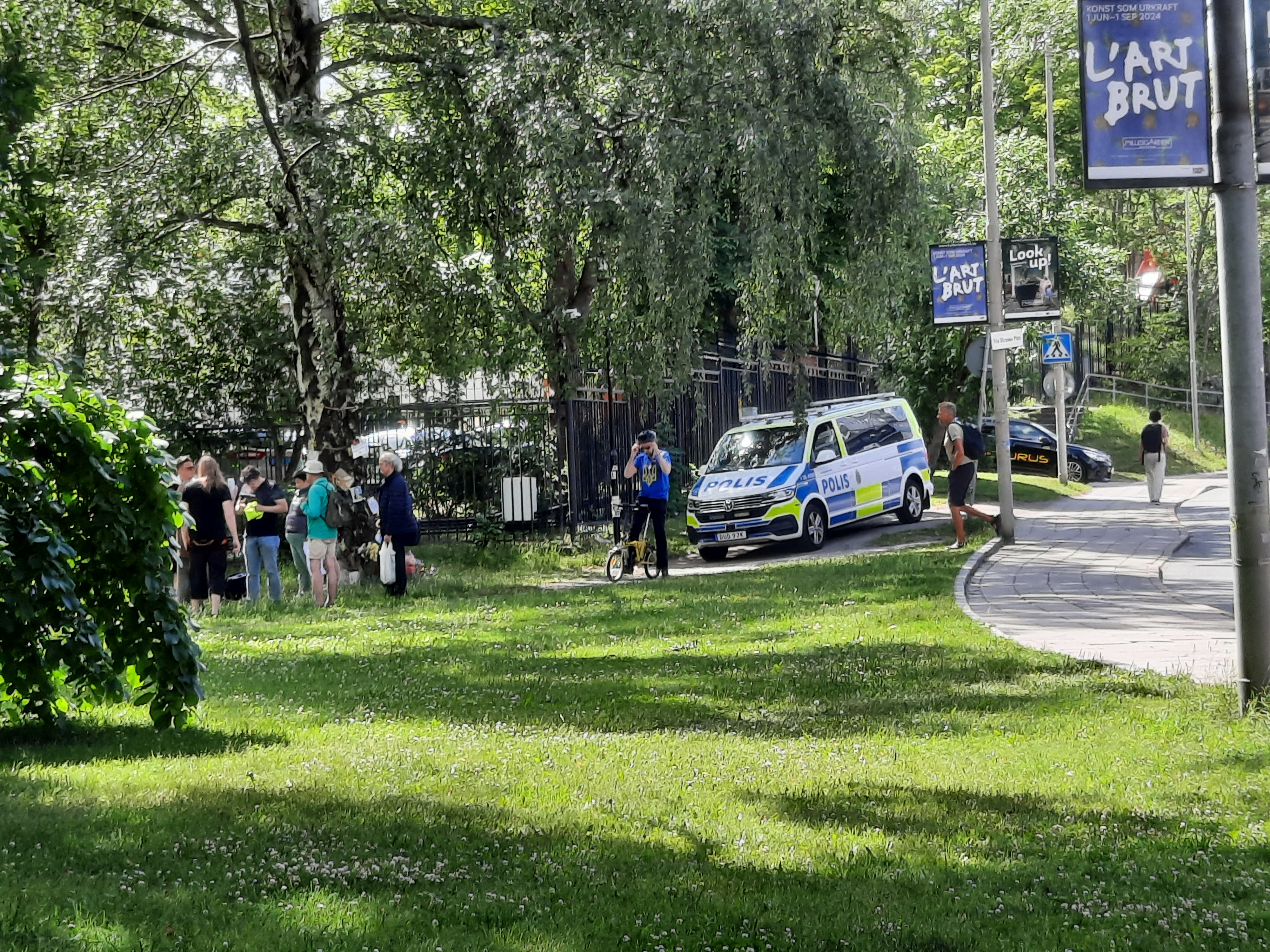 A support action for Ilya Yashin and other political prisoners in Russia