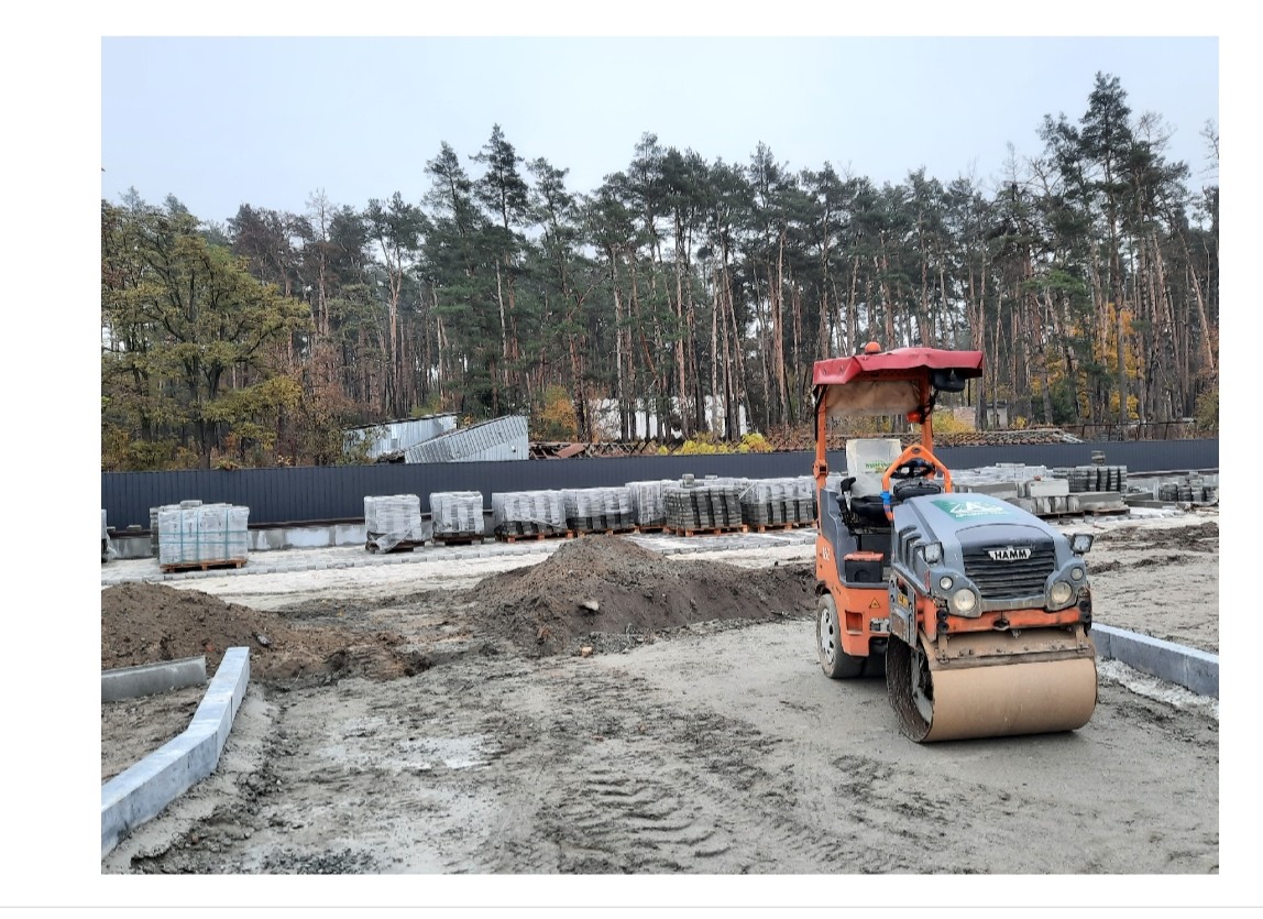 Restoration work in wartime Ukraine